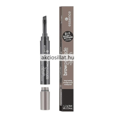 Essence Brow Pomade + Brush Szemöldökformázó Ecsettel 03 Cool Brown szemöldökceruza