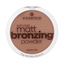 Essence Sun Club Matt Bronzing Powder bronzosító 15 g nőknek 02 Sunny arcpirosító, bronzosító