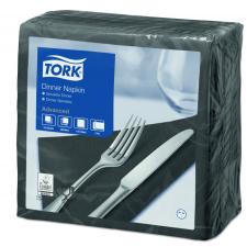 Essity GmbH szalvéta Dinner Advanced 39X39, FEKETE, 150 lap/csg, 12csg/karton higiéniai papíráru