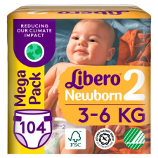 Essity Libero Newborn Nadrágpelenka 2 (3-6 kg) 104 db gyerek nadrág
