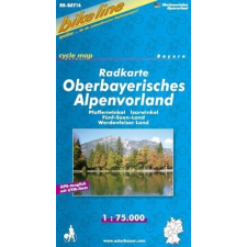 Esterbauer Verlag Oberbay. Alpenvorland kerékpáros térkép 1:75 000 térkép