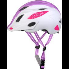ETAPE Pluto Light fehér / lila, matt, 52 - 56 cm (8592201057836) kerékpáros sisak