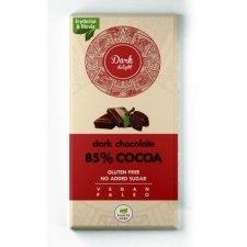  Étcsokoládé édesítőszerekkel 80g Dark Delight csokoládé és édesség