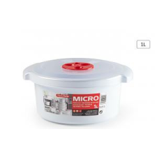  Ételtároló doboz kerek 1 literes mûanyag mikrózható 8311347 konyhai eszköz