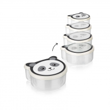  Ételtároló szett 4 részes 0,15+0,25+0,35+0,50l babaétkészlet