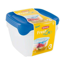 Ételtartó szett, 3x1,2 l, CURVER "Fresh&go" papírárú, csomagoló és tárolóeszköz