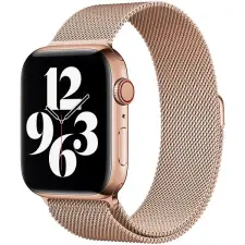 Eternico Elegance Milanese Apple Watch 38mm / 40mm / 41mm / 42mm - rose gold okosóra kellék