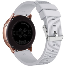 Eternico Essential Vertical Grain Silver Buckle universal Quick Release 20mm - ezüst okosóra kellék