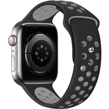Eternico Sporty Apple Watch 38mm / 40mm / 41mm - Elephant Gray and Black okosóra kellék