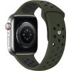 Eternico Sporty Apple Watch 42mm / 44mm / 45mm - Pure Black and Khaki (AET-AWSP-BlKh-42)