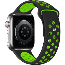 Eternico Sporty Apple Watch 42mm / 44mm / 45mm - Vibrant Green and Black okosóra kellék