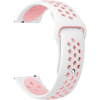 Eternico Sporty Universal Quick Release 20mm - Pure Pink and White (AET-U20SP-PiWh)