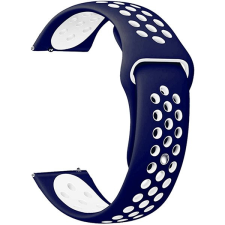 Eternico Sporty Universal Quick Release 22 mm - Pure White and Blue okosóra kellék