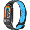 Eternico Sporty Xiaomi Smart Band 8 / 9 / 10 szíj - Solid Black and Blue