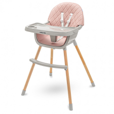  Etetőszék Baby Mix Freja wooden dusty pink etetőszék