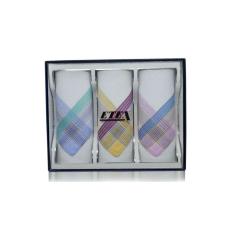 ETEX L55-2  Női textilzsebkendő 3db, díszdobozban