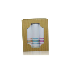 ETEX L60-4 Női textilzsebkendő 3 db, hullámkarton dobozban (ÖKO) férfi ruházati kiegészítő