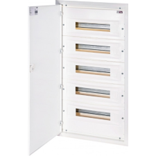 ETI 001101216 ERP18-5 műanyag süllyesztett fémajtós elosztó 5x18 modul villanyszerelés