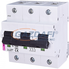ETI 002135732 ETIMAT10 C100A 3p 10kA kismegszakító, 4,5 modul villanyszerelés
