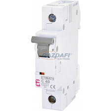 ETI 002141520 ETIMAT6 C40A 1p 6kA kismegszakító, 1 modul villanyszerelés