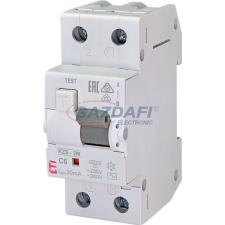 ETI 002173121 KZS 2M AC C6A 30mA áram-védőkapcsolós kismegszakító villanyszerelés