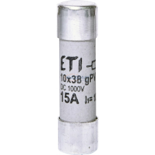 ETI 002625112 CH10 PV 1000V 15A hengeres biztosító napelemekhez villanyszerelés