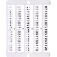 ETI 003903077 ES-NU0851001 jelölő címke, 1-50 villanyszerelés