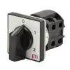 ETI 004773038 CS 80 107 U egypólusú háromállású bütykös kapcsoló 80A