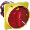 ETI 004773061 CS 100 90 U LK sárga-piros egypólusú kétállású bütykös kapcsoló, lakatolható 100A