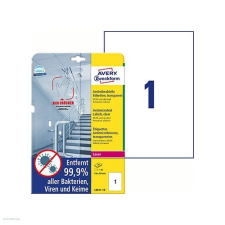  Etikett címke antimikrobiális L8011-10 210x297mm átlátszó 10 ív etikett
