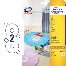 Etikett címke Media L6043-25 CD ClassicSize 117mm Avery etikett