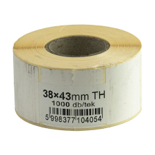 - Etikett tekercses thermo 43X38mm etikett