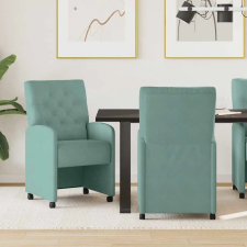  Étkező Székek 2 pcs tengerzöld 58 x 67 x 97 cm Bársony bútor