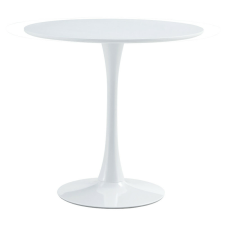  Étkezőasztal, kerek, fehér, matt, átmérő 80 cm, REVENTON NEW bútor