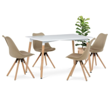  Étkezőgarnitúra Autronic 120x80 cm fehér sakk-matt 10953 bútor