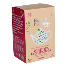 Ets bio 20 fehér tea licsivel és kakaóbabbal 20x2g 40g tea