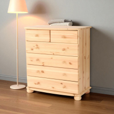 Etsberger Anikó 2 kis fiók 4 nagy fiókos fenyő komód bútor