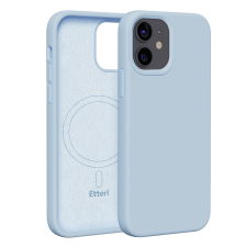 Etteri Silicone MagSafe-kompatibilis tok iPhone 12/12 Pro - világoskék tok és táska