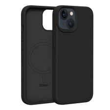 Etteri Silicone MagSafe-kompatibilis tok iPhone 13 - fekete tok és táska