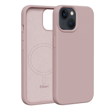 Etteri Silicone MagSafe-kompatibilis tok iPhone 14 - halvány rózsaszín tok és táska