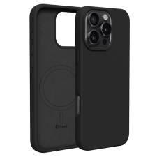 Etteri Silicone MagSafe-kompatibilis tok iPhone 16 Pro Max - fekete tok és táska