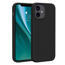 Etteri Silicone tok iPhone 12/12 Pro - fekete tok és táska