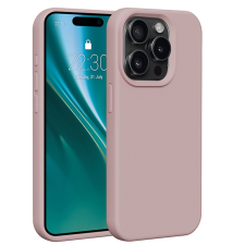 Etteri Silicone tok iPhone 15 Pro - halvány rózsaszín tok és táska