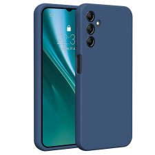 Etteri Silicone tok Samsung Galaxy A14 4G/5G - sötétkék tok és táska