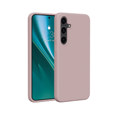 Etteri Silicone tok Samsung Galaxy S25 - halvány rózsaszín tok és táska