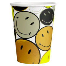 EU Emoji Smiley Originals papír pohár 8 DARABOS 250 ml party kellék