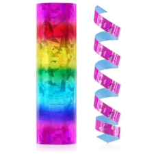 EU Holographic Rainbow, Színes szerpentin 4 MÉTER party kellék