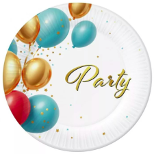 EU Party Balloon papírtányér 6 DARABOS, 18 cm FSC party kellék