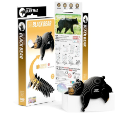 Eugy 3D puzzle-ök EUGY Fekete Medve 3D puzzle puzzle, kirakós