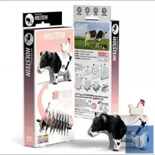  Eugy - Holstein-Fríz Tehén 3d puzzle puzzle, kirakós